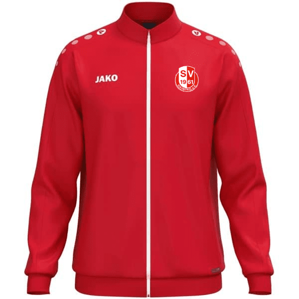 Polyesterjacke One / Initialen unten Rechts / Logo weiß