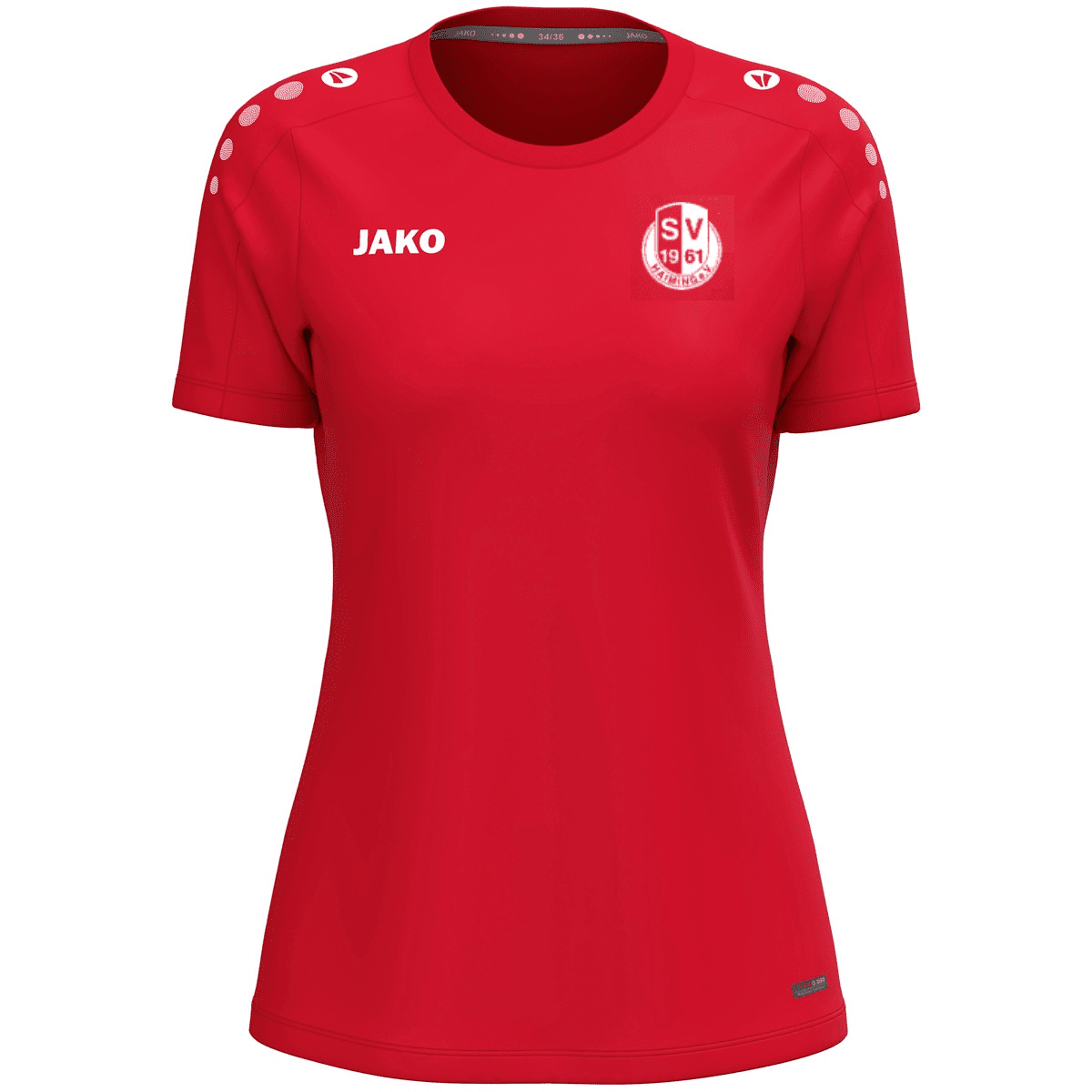T-Shirt One Damen / Initialen unten Rechts / Logo weiß